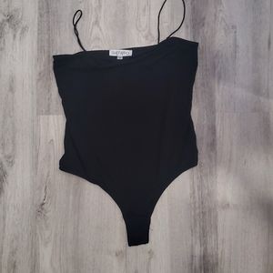 Black tank bodysuit